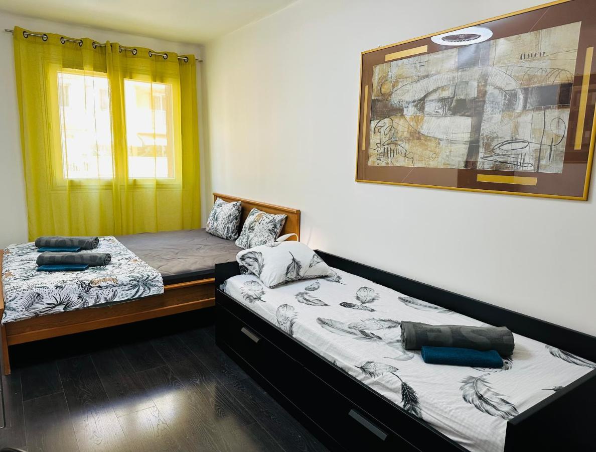 The Nice - 3 Rooms, 3Air Cond, 3Tv, 3Fans, 2 Wc, Wifi Everywhere 5Min Aeroport, Train, Beach, 1Min Tram, 15 Min Centre, Port, Parking Possible Eksteriør bilde